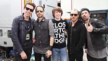 Grimmy with 30 Seconds to Mars and the lucky competition winner