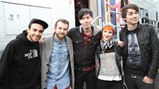 Dan & Phil backstage with Paramore