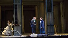 Krassimira Stoyanova as Tatyana, Simon Keenlyside as Eugene Onegin, Peter Rose as Prince Gremin