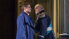 Simon Keenlyside as Eugene Onegin, Peter Rose as Prince Gremin