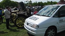 Steam power meets the radio car