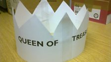 This week's treasure - a special Treasure Quest crown for Kirsteen!