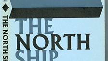 The original cover of Faber's 1966 reissue of Philip Larkin's collection of poems; The North Ship