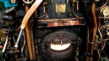 The beating heart of the steam engine - the firebox