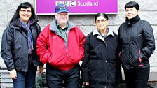 The Cheechoo Family's first visit to Scotland