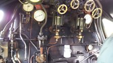 On the footplate