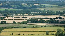 View north from the Vale of White Horse