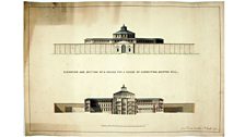 Original Plans for Brixton Prison - the plans incorporated the latest in prison design with an octagonal central building