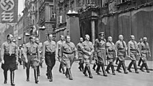 Hitler turned his failed Beerhall putsch into a heroic myth. Each year, Nazi leaders marched through Munich to renact the putsch