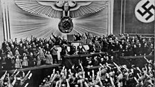 The German Reichstag celebrates the annexation of Austria, March 1938