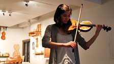 Savitri Grier plays Stradivari's earliest violin, the Serdet,1666