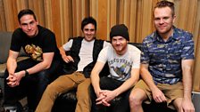 Enter Shikari chill out before their set at Maida Vale