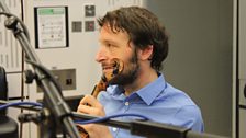 Alasdair Roberts swaps his guitar for a violin in the Late Junction Studio