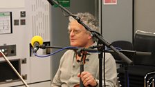 Irvine Arditti in the Late Junction Studio