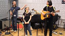 8 June 2013: Tunng soundchecking in the Loose Ends studio