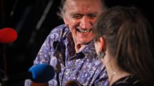 Martin Carthy laughs during the interview