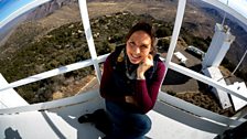 Helen on the McMath-Pierce solar telescope