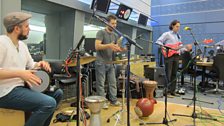 Los Desterrados in session for World Routes