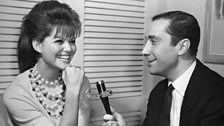 Claudia Cardinale being interviewed by Sergio Gazzarrini for the 鶹ҳ Italian Service, 1962