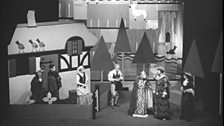 Errol Flynn playing Prince Donzil in Royal & Derngate Theatre's first pantomime, Jack and the Beanstalk