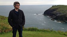 Tom Service at Tintagel Castle, Cornwall