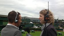 Wimbledon 2013: George Riley and Rachel Burden at Wimbledon