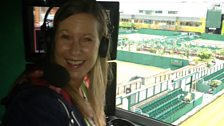 Wimbledon 2013: Inside Court 18 commentary box