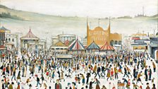 L. S. Lowry, Fun Fair at Daisy Nook, 1953