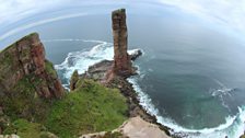 A birds eye view of the Old Man of Hoy