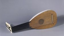 Anon - Lute, about 1630, Venice, Pine, ivory and ebony, 82 cm (overall length), Victoria and Albert Museum, London