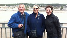 Les and Rachael on the Grand Pier