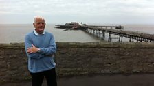 Charle McCann at Birnbeck Pier