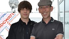 Glastonbury legend Steve Lamacq with Jake Bugg