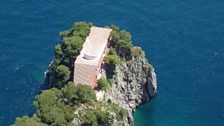 Aerial view of Casa Malaparte