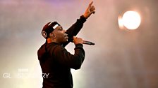 Dizzee Rascal at Glastonbury 2013