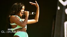 Azealia Banks at Glastonbury 2013