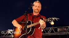 Billy Bragg at Glastonbury 2013