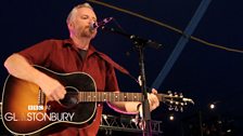 Billy Bragg at Glastonbury 2013