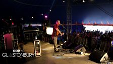 Billy Bragg at Glastonbury 2013