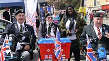 Veterans Peter, Brian and David