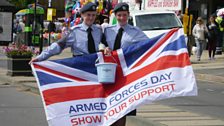 Cadets supporting Armed Forces Day