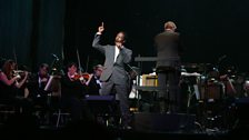 Clarke Peters performing for Radio 2's Friday Night Is Music Night gala, celebrating Jerry Herman