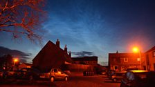 Noctilucent clouds from Strathkiness, St Andrews