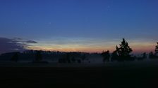 Noctilucent clouds from Kelso golf course.