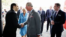 HRH Prince Charles meets Danny Cohen (Director, ý Television).