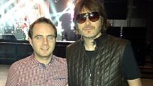 Owain llyr a Nicky Wire o'r Manic Street Preachers