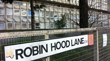 Robin Hood Gardens housing estate in London, designed by Alison and Peter Smithson