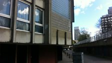 Robin Hood Gardens housing estate in London, designed by Alison and Peter Smithson