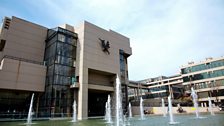 The Roger Stevens Building, 1970, by Chamberlin Powell and Bon for Leeds University