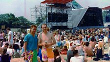 Michael Perry at Glastonbury in 1986